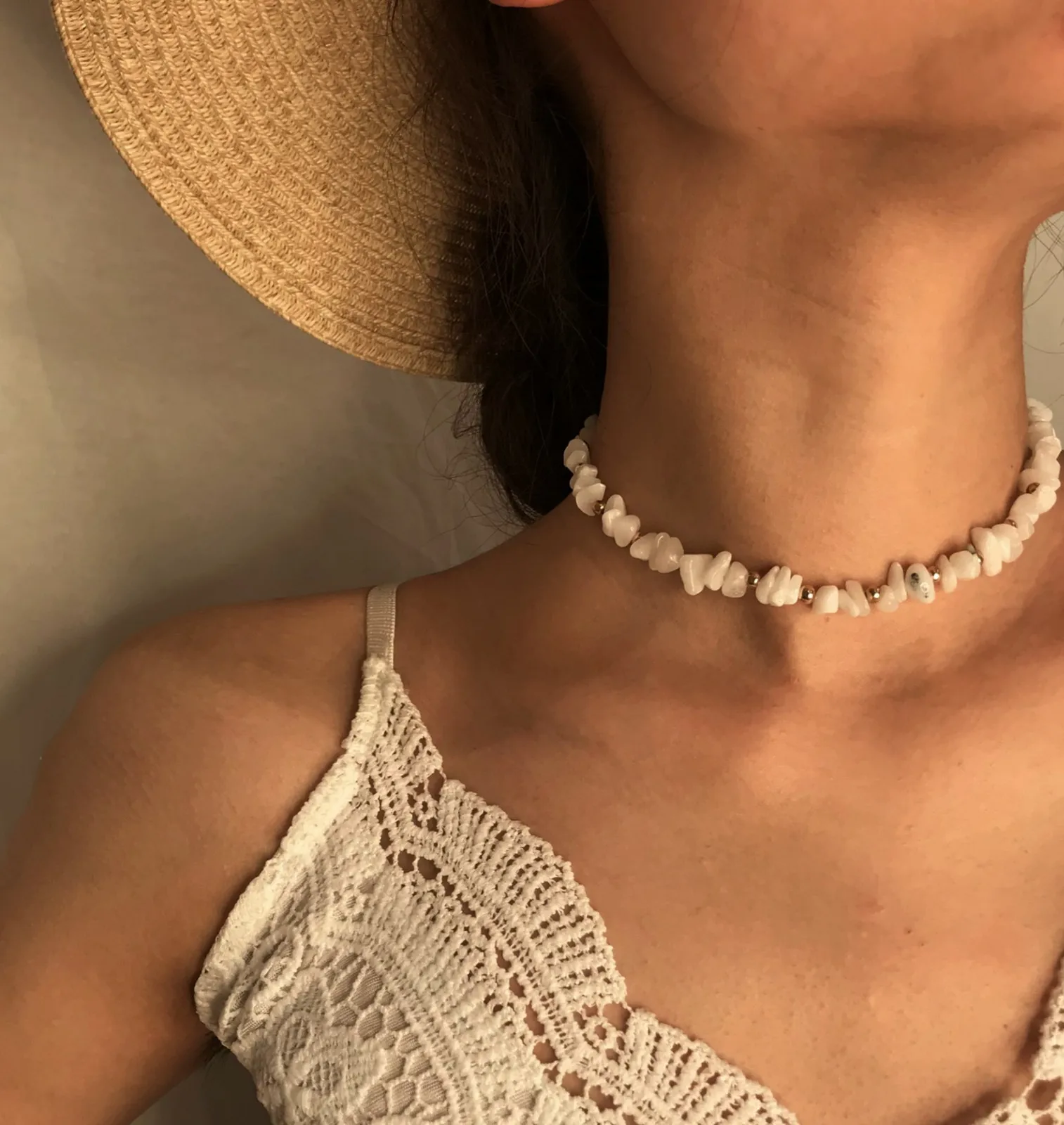 

Zerotime #H5 2019 new FASHION Metal Transparent White Shell Multilayer Necklace Ladies Jewelry Free Shipping