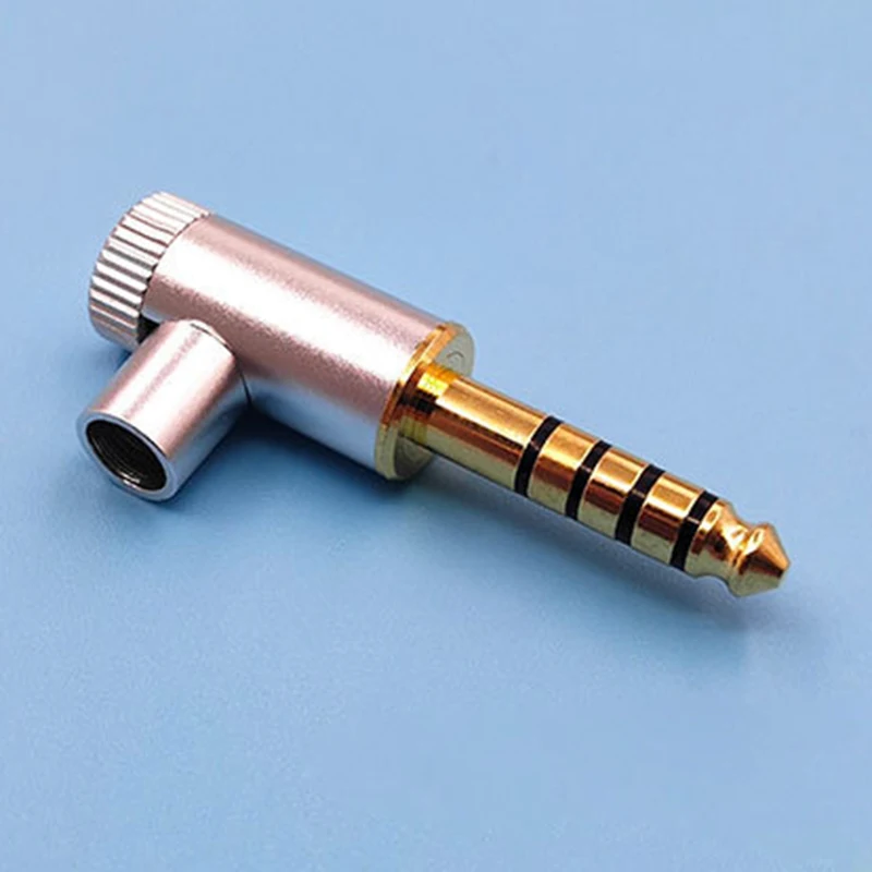 

10pcs 4.4mm earphone plug 5-pole curved L-shaped balanced output