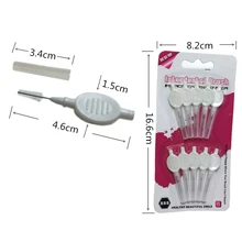 10 шт. зубная нить для здоровья, зубочистка, чистый зуб, уход за полостью рта, межзубная зубная щетка, вращающаяся зубная щетка