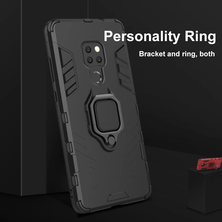 

FastDeng Shockproof With Finger Ring Holder For Huawei P20 Pro P20 lite Nova3 4 mate10 20 20pro 20X P30 P30 Pro Honor 8X 10 6X