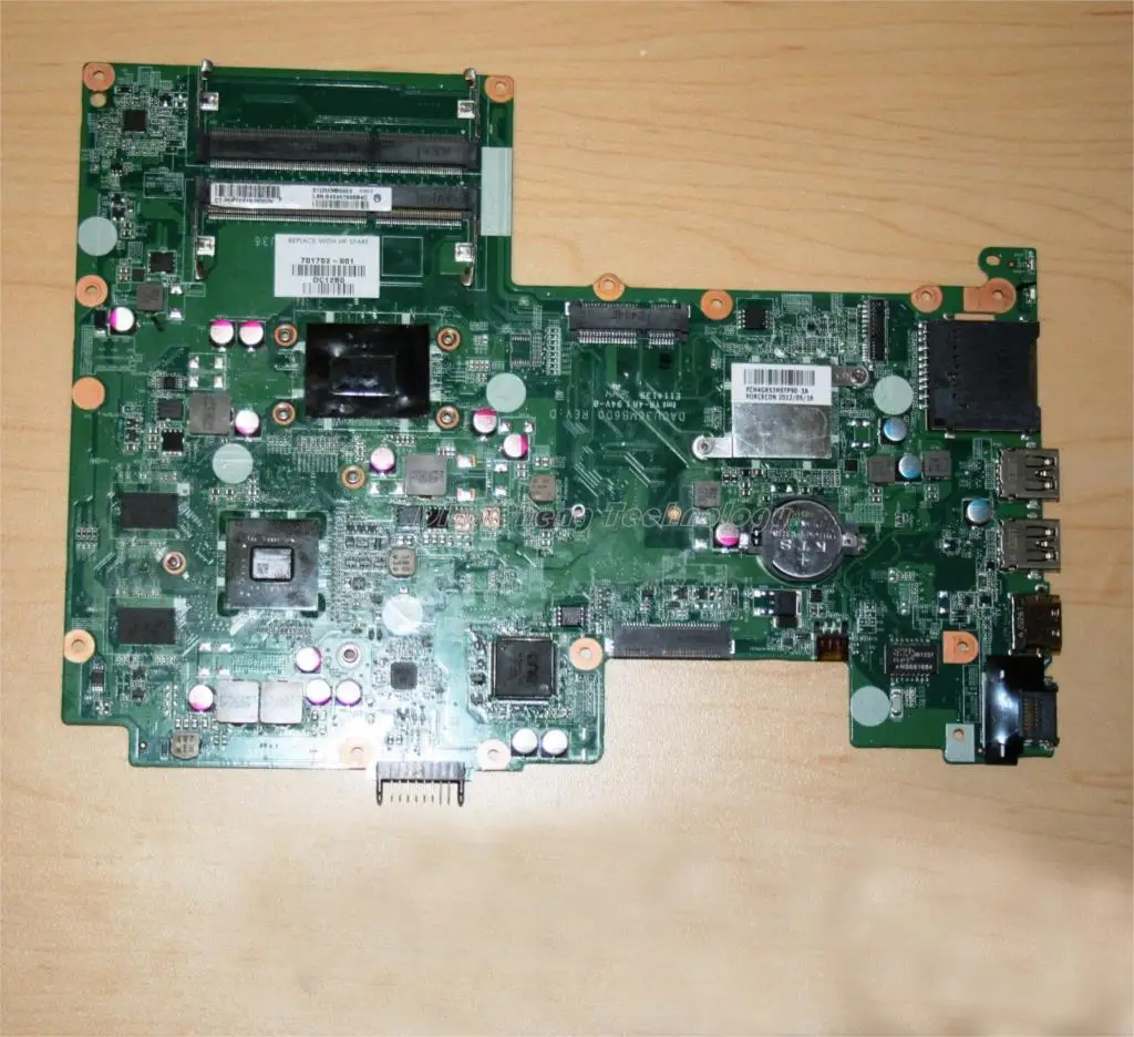 

Laptop Motherboard For hp Sleekbook 15 701702-001 I5-3317U CPU HM77 630M/2G non-integrated graphics card
