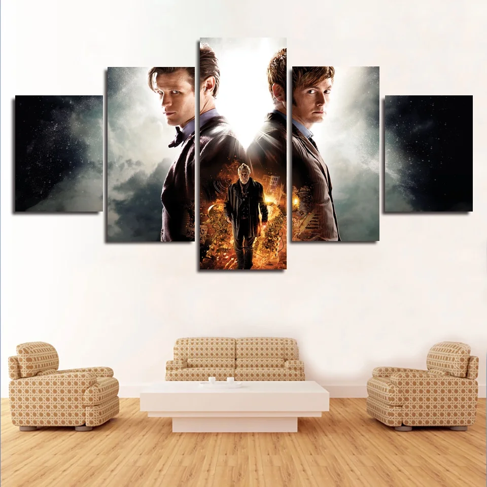 Doctor Who TV Series Canvas Painting No Framed Gift Home Decor Wall Art