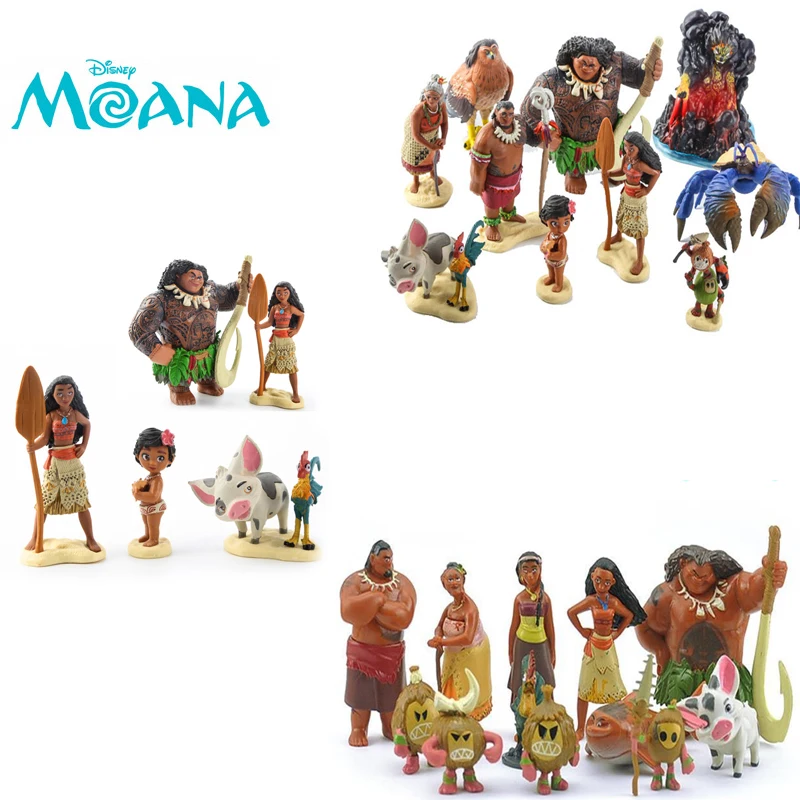 

Disney Princess Anime Figure Marine Romance Moana Princess Toy Action Figure Model Toys for Children Kids Birthday Gift A86