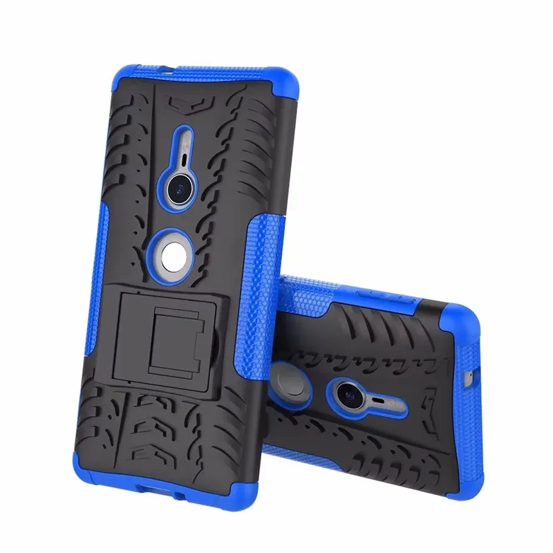 

For Sony Xperia XZ2 case Heavy Duty Shockproof Armor Hybird Silicone Back Cover For Xperia XZ2 Compact Hard Rugged Capa Coque