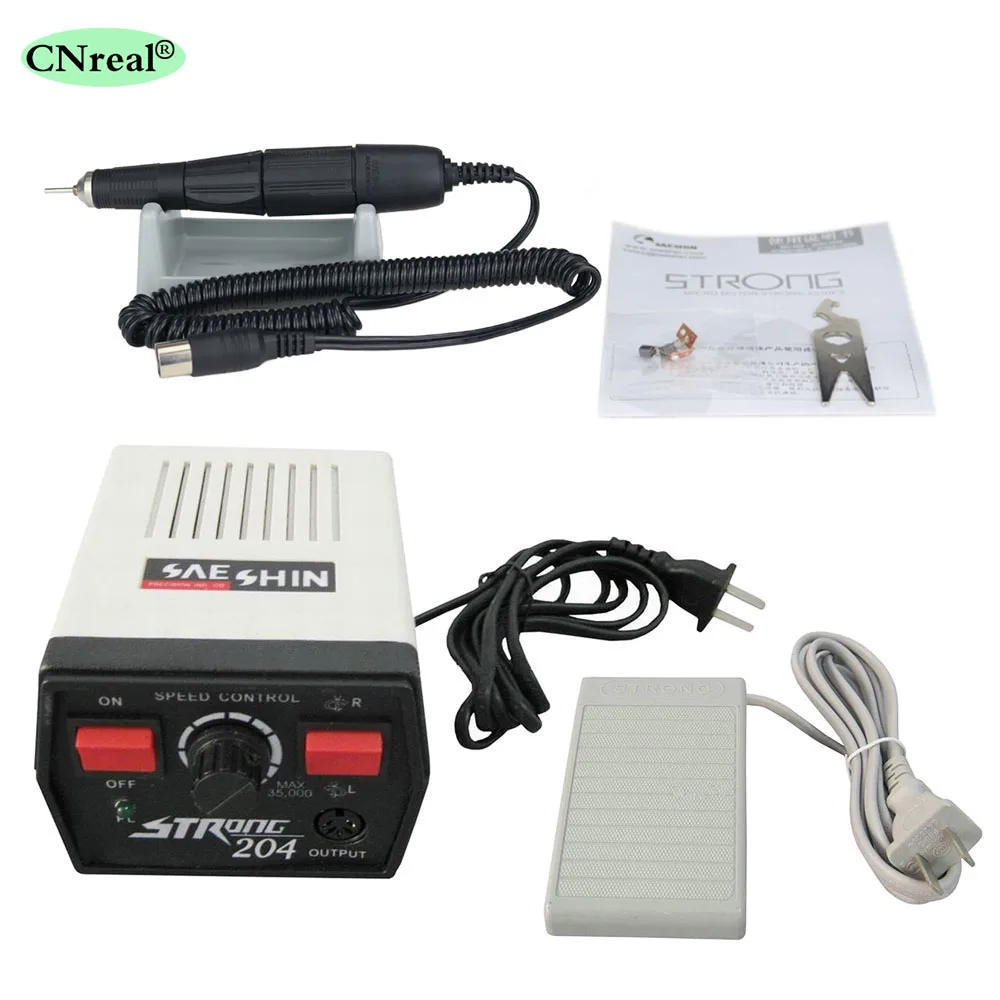 

1 set ST204 + 102L Micro Motor Handpiece Multifunctional Polishing Grinding Machine Dental Polishing Carving Polisher