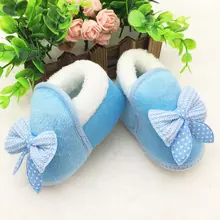 Newborn Infant BebeToddler Girls Warm New Bow Snow Shoes Baby Walker Crib Boots For Newborns newborn weight and large for gestational age lga newborns