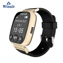 Winait gsm GPS Смарт часы-телефон, пульс, Приборы для измерения артериального давления старший GPS трекер цифровые часы телефон