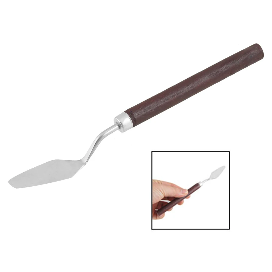 1pc Hot 1.6" Metal Blade Palette Art Paint Painting Spatula Putty Scraper Mixing Tool