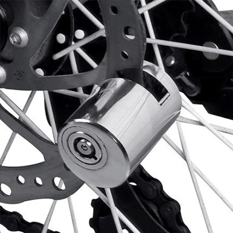 New Security Anti Theft Heavy Duty Motorcycle Locks Bicycle Moped Scooter Disk Brake Rotor Lock alloy copper lock core #3f26 (6)