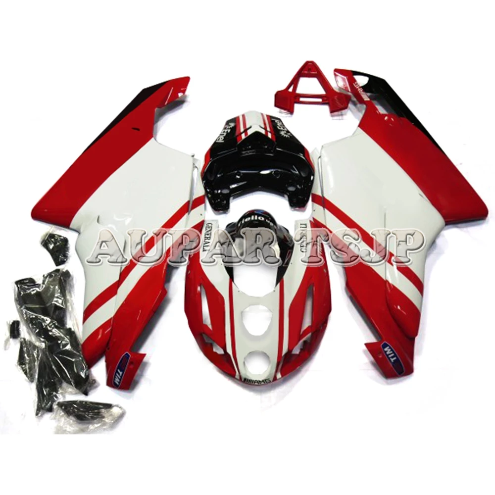 Красные, белые Обтекатели для поездок на мотоцикле Ducati 749 999 2003 2004 2005 2006 тела Наборы накладки на мотоциклы рамы кузова ABS Пластик Чехлы для инжектора