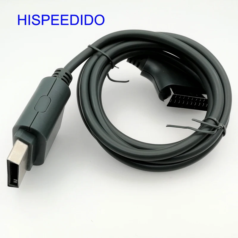 Hispeedido 1.8 M 6Ft Hot 1.8 M Scart Rgb Video Hd Tv Via Cavo Av Per Xbox 360 Versione Di Alta Qualità & Commerci All'Ingrosso