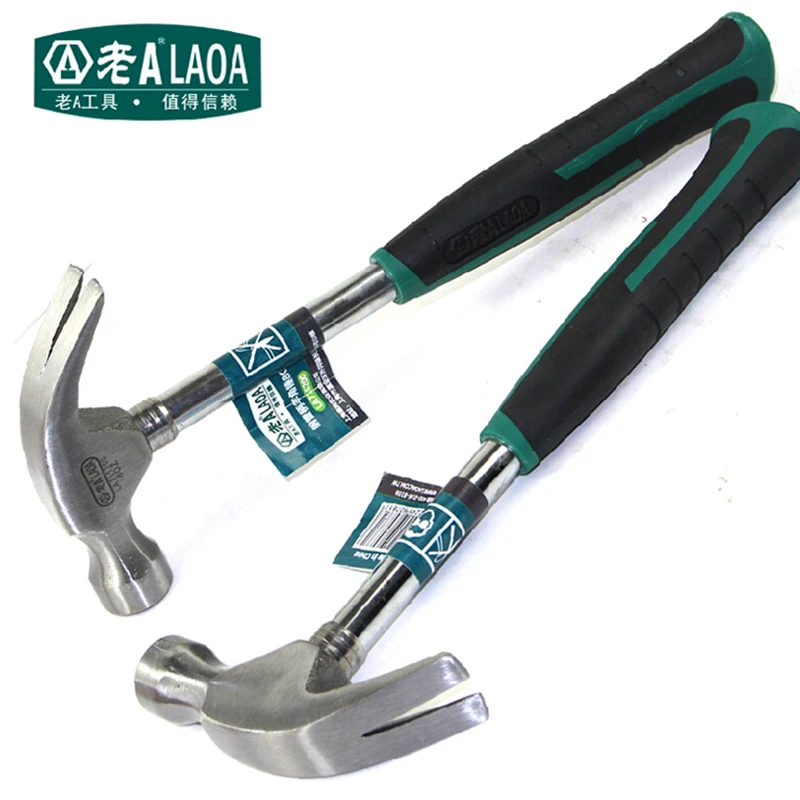 LAOA 8OZ стальная труба коготь молоток деревообрабатывающий профессиональный