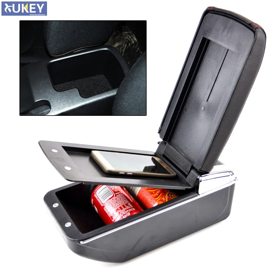 Car Armrest For Kia Forte Cerato Centre Cup Holder Leather Center