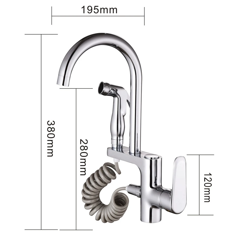 Spring Style Kitchen Faucet Brushed Nickel Faucet Pull Out All Around Rotate Swivel 2-Function Water Outlet Mixer Tap Torneira33