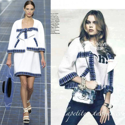 2016 casual women's suits,tweed jacket and dress two piece