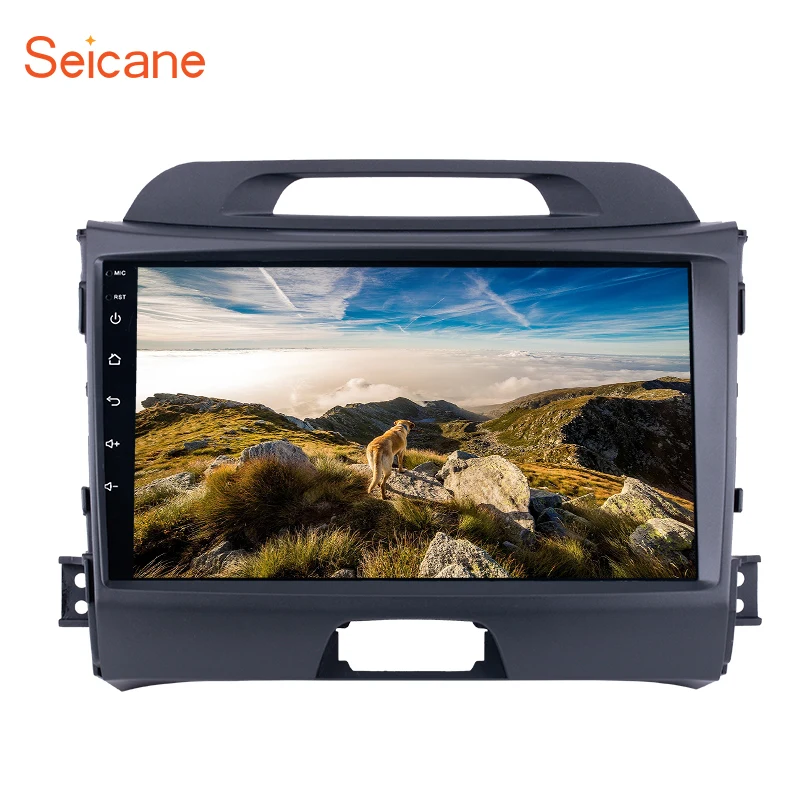Автомагнитола Seicane на Android 8 1/9 0/10 0 с GPS навигацией мультимедийный плеер для KIA Sportage