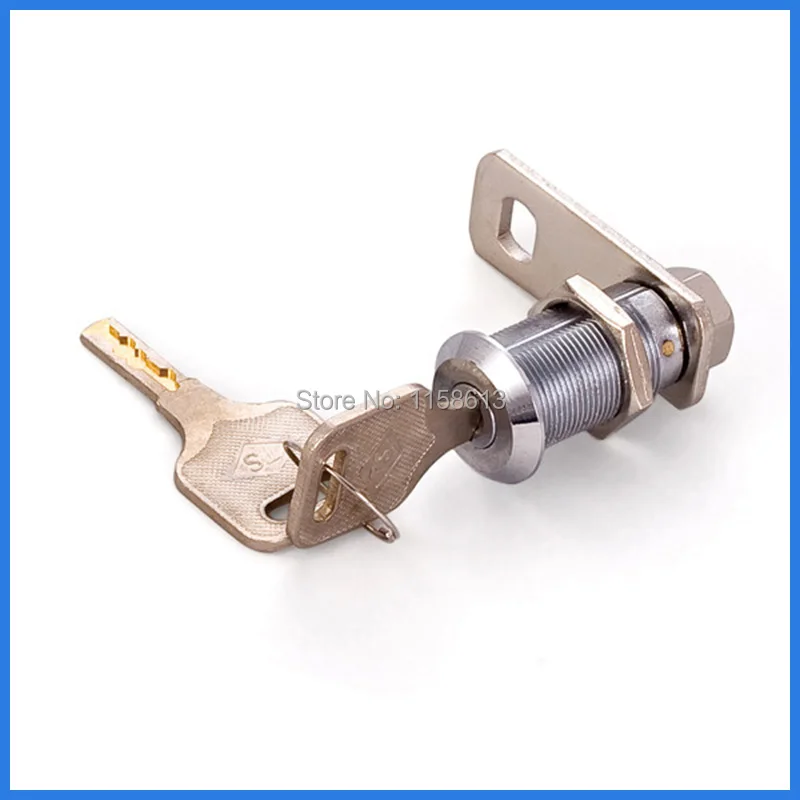 5 pieces 30mm high security anti drill keyed differently flat key cam lockin Locks from