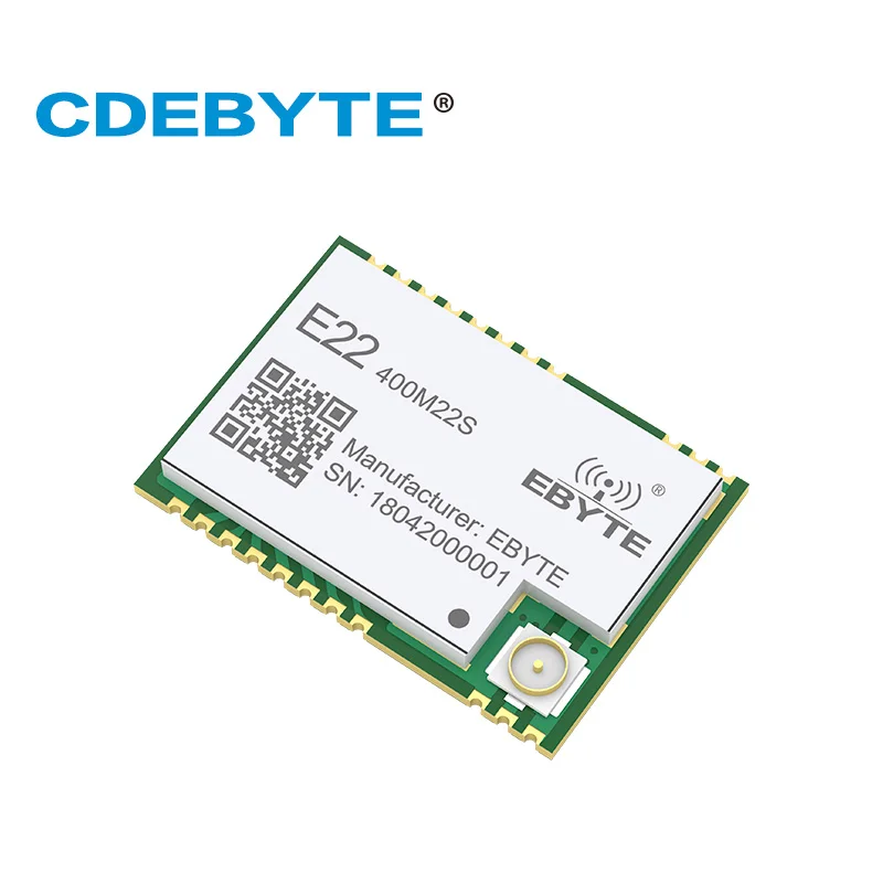Передатчик и приемник SX1268 433 МГц антенна отверстия IPX с печатью 22dBm IoT SPI uhf RF