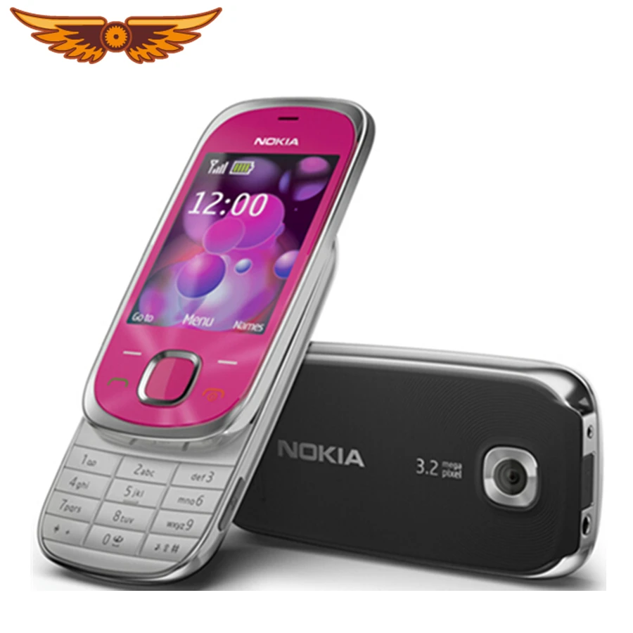 7230 оригинальный Nokia Bluetooth FM JAVA 3.15MP разблокированный сотовый телефон один год