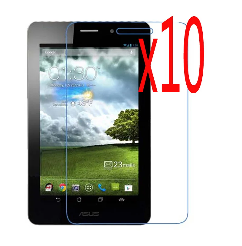 

10pcs/lot LCD Clear Screen Protector Films Protective Film Guards For ASUS Fonepad 7 ME371 ME371MG K004 7" Tablet