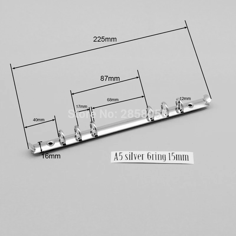285 240 205 A4 A5 A6 A7 B5 металлическая машина для скрепления спиралью клип, 2 3 4 6 9 20 26 кольца notebook папка DIY папка с кольцевым механизмом