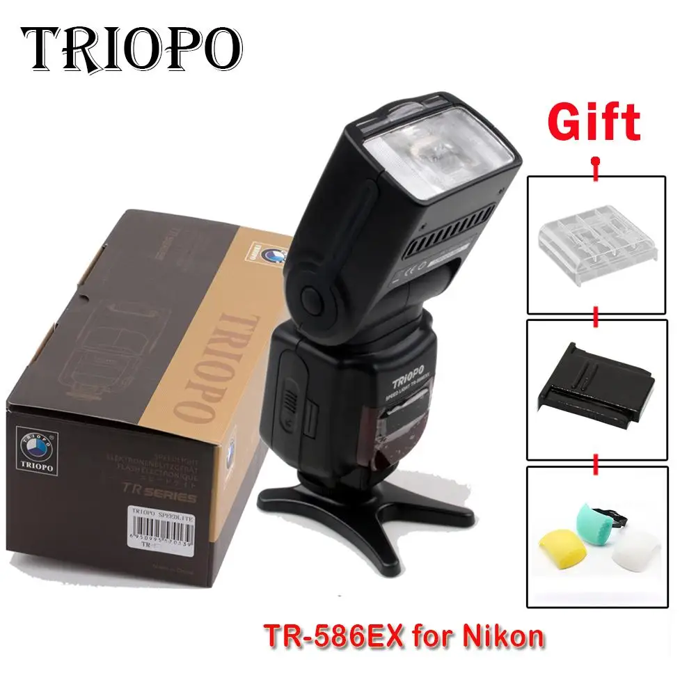 2016 Triopo TR-586EX Flash TTL Speedlite Wireless Speedlight Suit For /nikon D750 D700  D7100 Camera as YONGNUO YN-568EX
