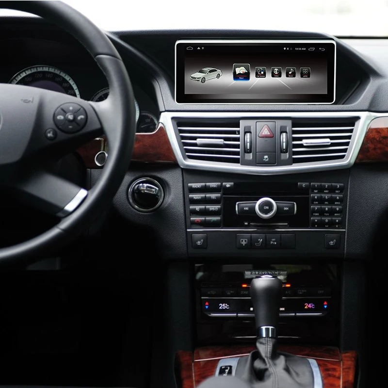 Автомобильный gps навигатор для Mercedes Benz E Class 2010 до 2012 Android 7 1 10 25 "4G + 64G
