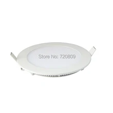 10 шт./партия, 9 Вт светодиодный светильник, белый круглый потолочный светильник, AC85-265v, Чистый/теплый белый
