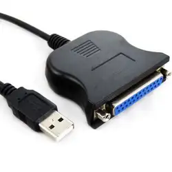 USB 2,0 1,1 1,0 Мужской до 25 Pin DB25 женский параллельного Порты и разъёмы Кабель адаптера принтера LPT Двунаправленный конвертер провод шнур