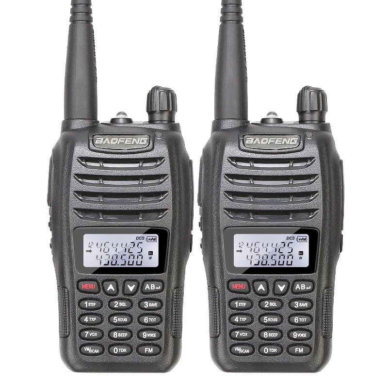 2 шт./лот BAOFENG UV-B6 двухдиапазонный VHF/UHF Walkie Talkie 5 Вт DTFM VOX двухстороннее радио