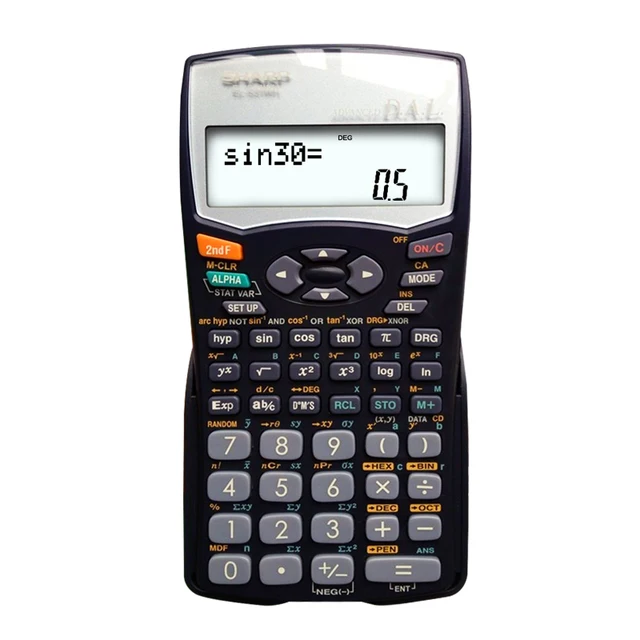 SHARP EL 531wh Students Scientific Calculator Function Multi step Reproduce Along Abundant