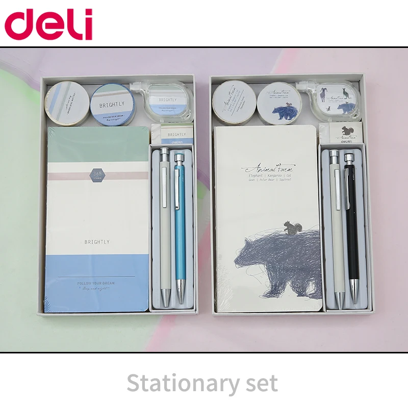 

Deli School Stationery Set Creative Pencil Writing Box Set Escolar Stationary Set Kids School Set Stationeries Kids Stationary
