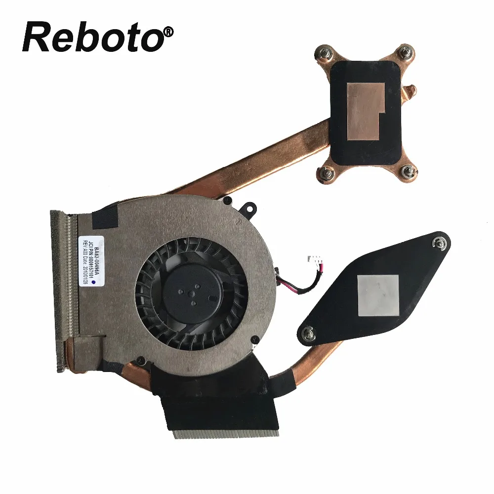 

Reboto Original Used For Samsung R580 Laptop CPU GPU Cooling Radiator HEATSINK FAN BA62-00496A BA62-00496B 100% Tested Fast Ship