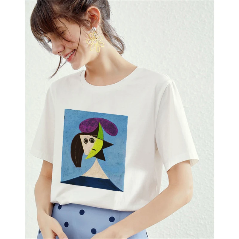 

Harajuku Olga Abstract Woman Tshirt Women Cotton 2019 Funny T-shirt Female Short Sleeve Plus Size Korean T Shirt Sexy Tops Tees