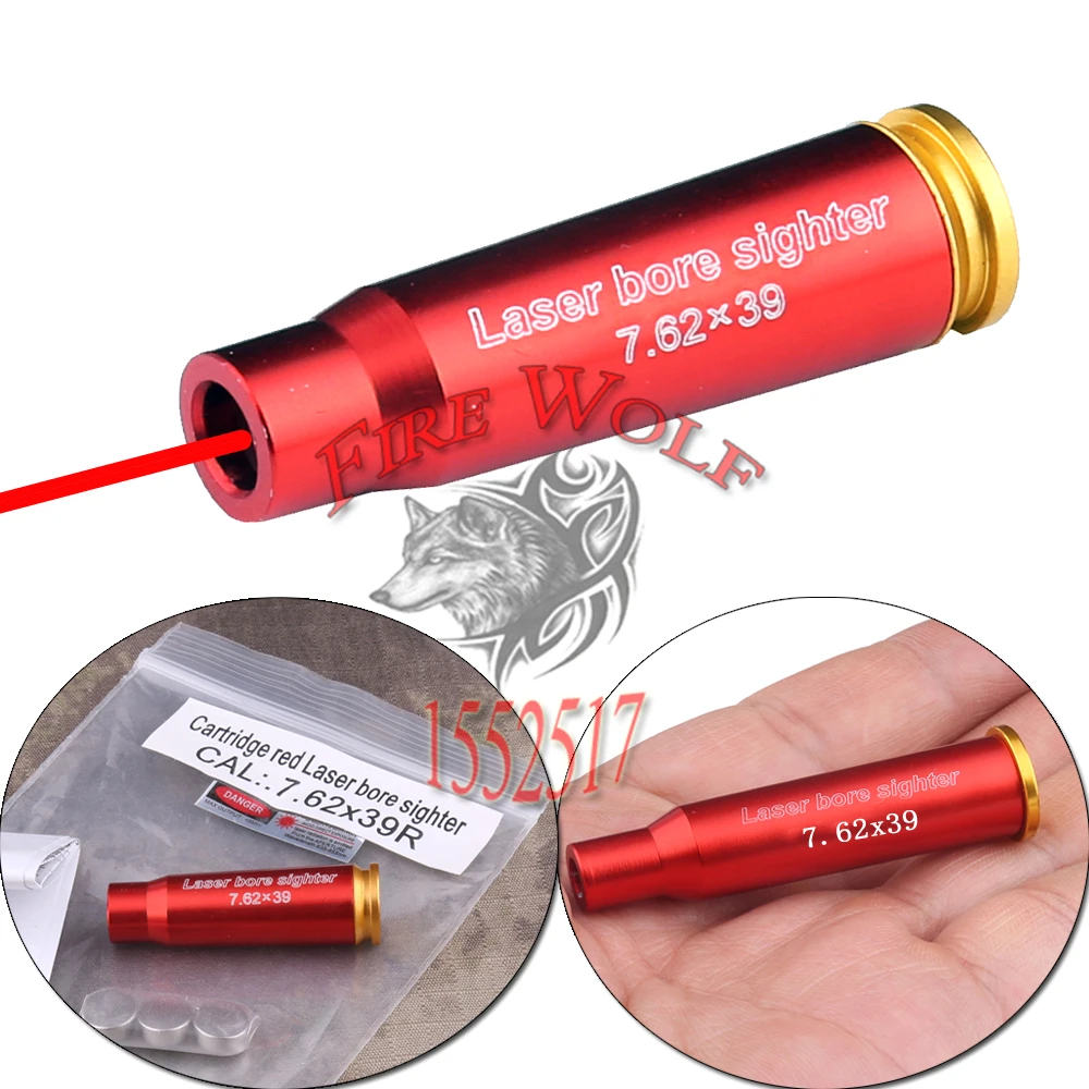 Цена за Новый Red Dot Лазерный Прицел Диаметр Sighter 7.62x39 Картридж Boresighter Охота Оптика Scopes Цена за Новый Red Dot Лазерный Прицел Диаметр Sighter 7.62x39 Картридж Boresighter Охота Оптика Scopes