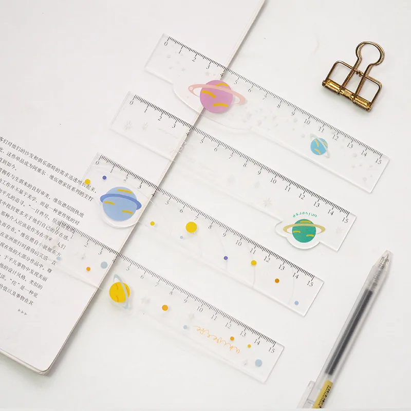 

Star Shape Plastic Ruler Measuring Straight Ruler Tool Promotional Gift Stationery