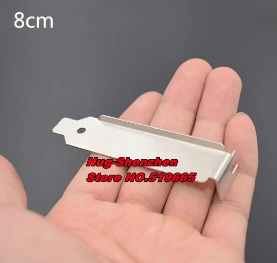 200pcs Half size Cover Bracket Short PCI Expansion Card Slot Cover Filler PCI Blank Low Profile Bracket for Computer Case 2U