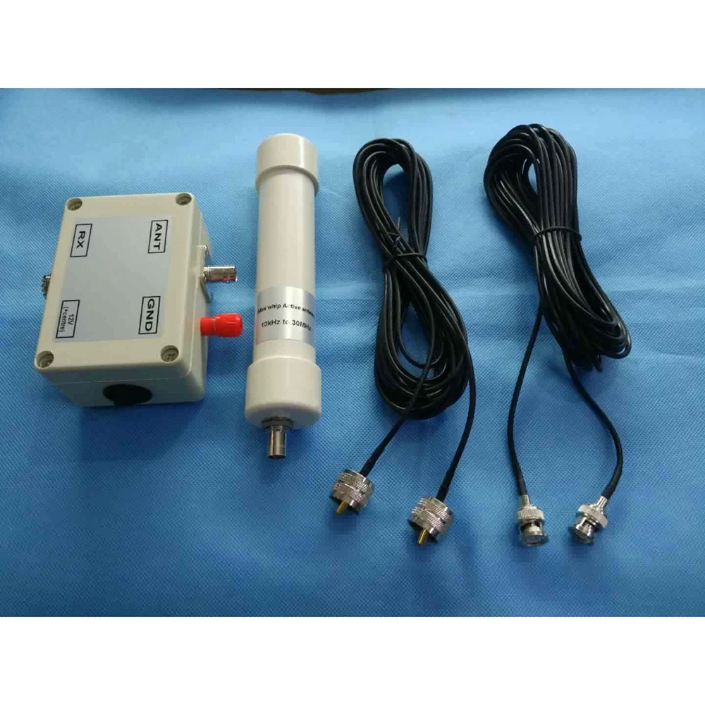 

1PC Mini-Whip Active Antenna Assembled in Box HF LF VLF mini whip sdr RX portable