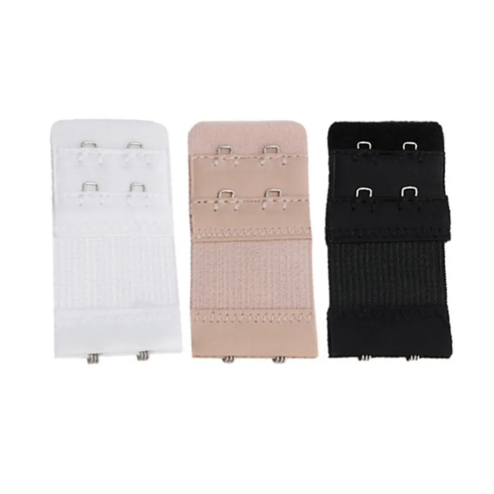 

Women 2 Rows 2 Hooks Bra Clasp Ladies Bra Extender Extension Elastic On Strap Band Extenders Intimates Accessories