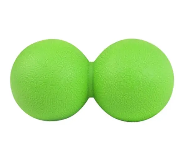 12,5 см арахисовый стиль мышцы Релакс фасции мяч мышцы Релакс массаж мяч Siamesed фитнес-мячи здоровье и гигиена мяч - Цвет: Зеленый
