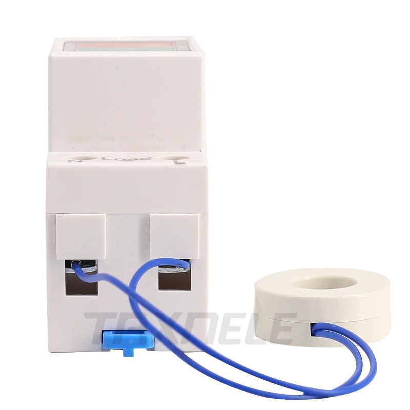 Din рейка AC 160 275 В 0 100A 60A Вольтметр Амперметр светодиодный дисплей панель