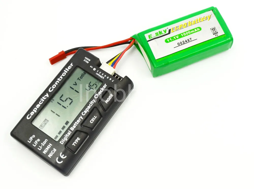 Цифровой измеритель емкости аккумулятора Li Po ion Ni Cell Meter 7 версия|batterie rechargeable li