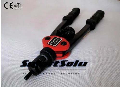 

Free shipping 12" Blind Rivet Nut Gun Heavy Hand INSER NUT Tool Manual Mandrels M3 M4 M5 M6 M8 BT-606