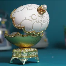 Музыкальная шкатулка Eggshell, открытая дверь, яичная скорлупа, музыкальная шкатулка принцессы, музыкальная шкатулка для маленьких девочек, Женский Рождественский подарок