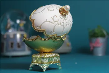 

Eggshell Music Box Open Door Eggshell Musicbox Princess Jewelry box musical box kid girls women Christmas gift
