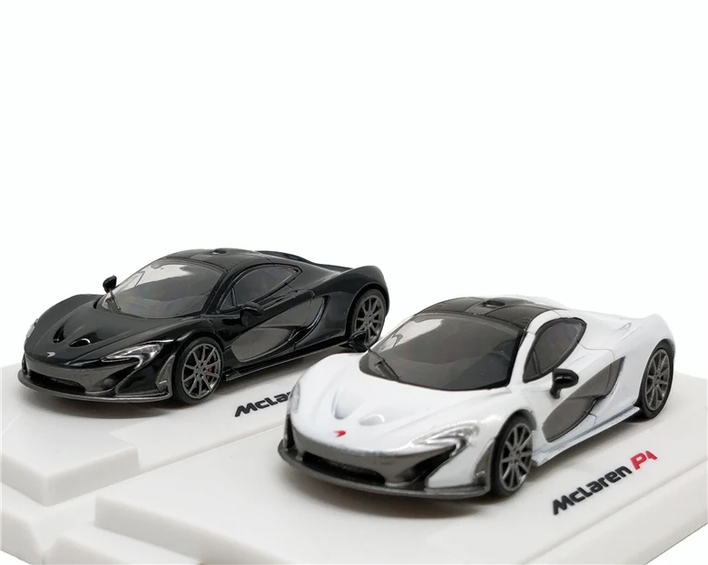 

1:64 Colourfulmodel Mclaren P1 Black/ White Diecast Model Car