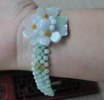 

Certified 100% Natural A Emerald Jade ~Bracelet Have certificate