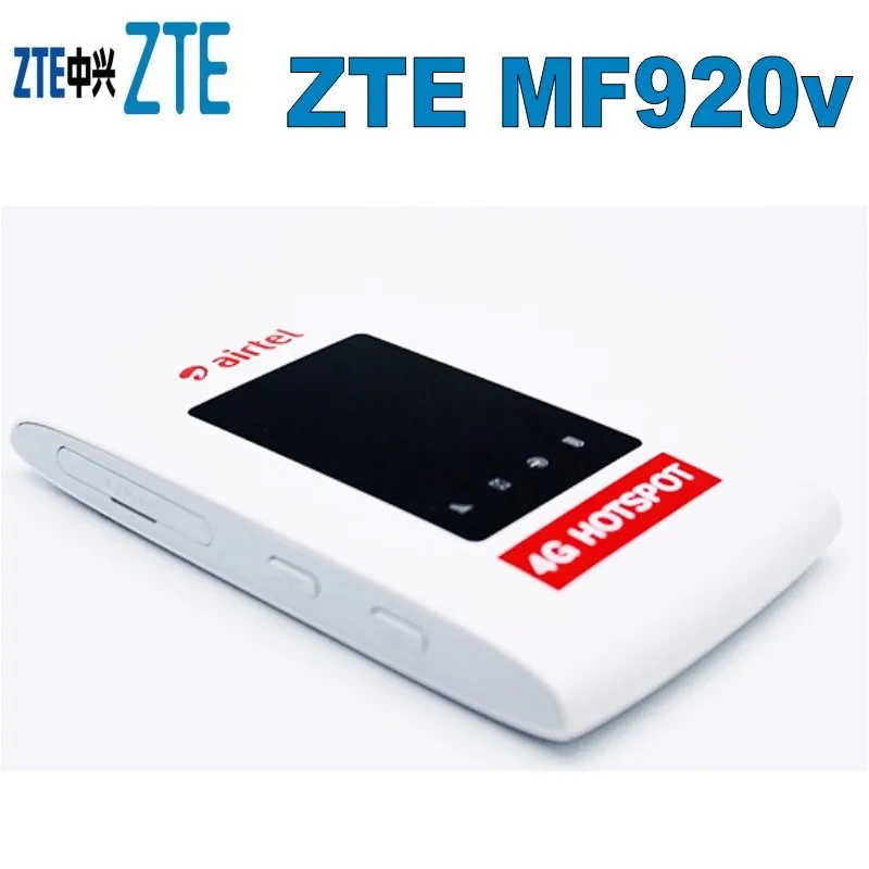 Разблокированный Wi Fi модемный маршрутизатор ZTE MF920V 4G LTE|modem router|wifi modem router4g lte wifi |