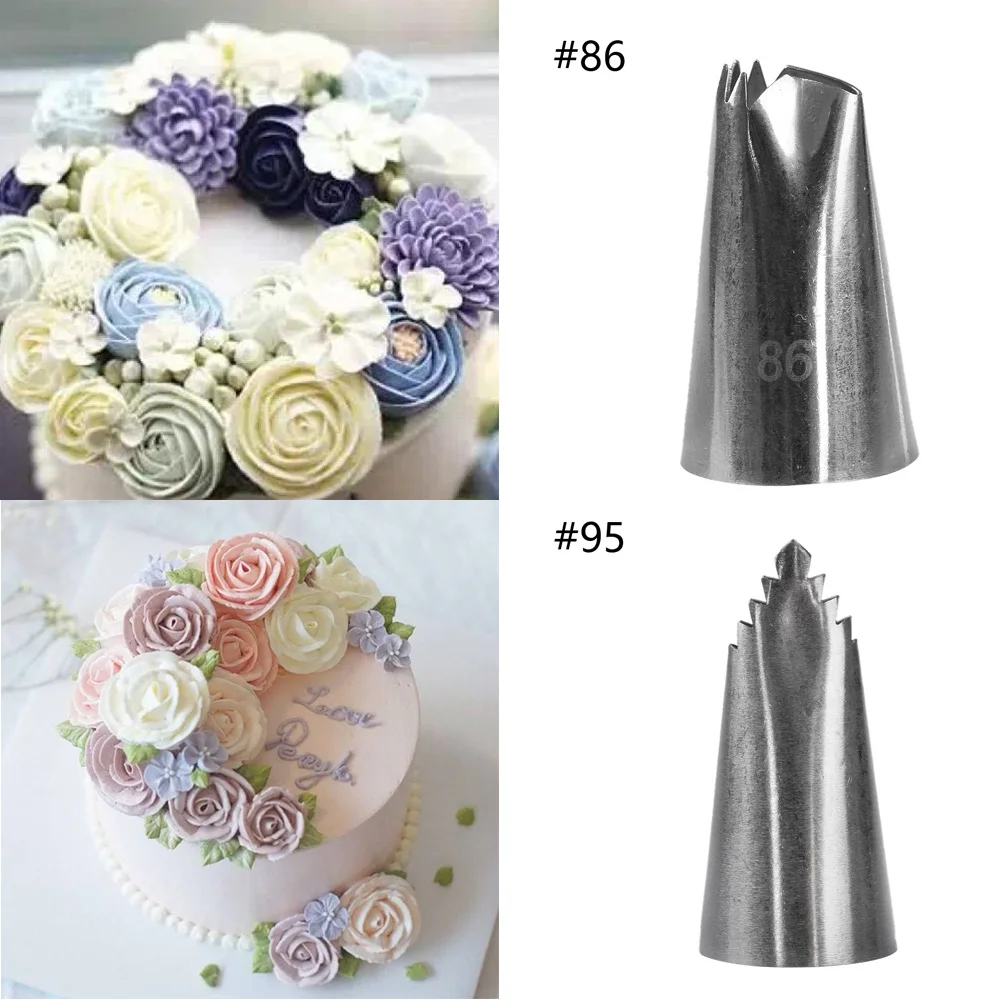 1 Pc New Leaves Nozzles Cake Decorating Tools Stainless ...