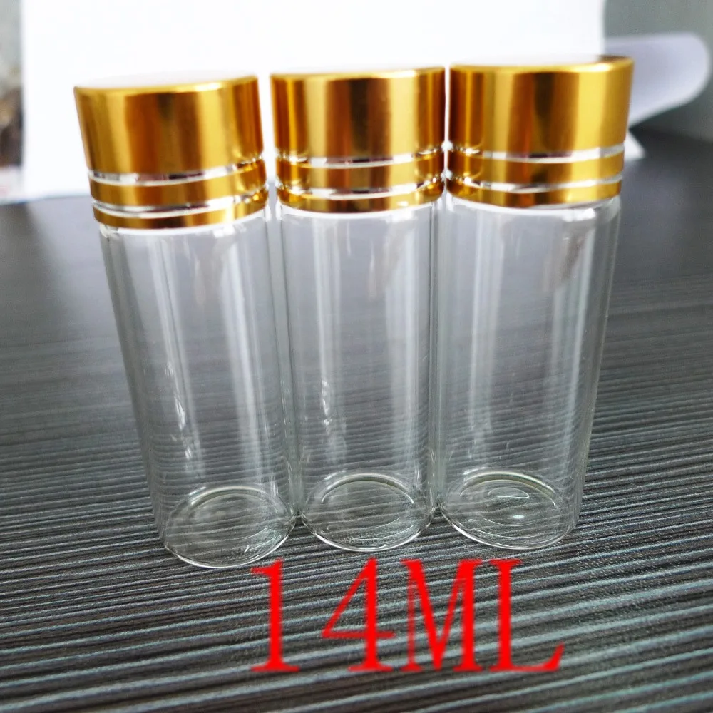 30 PCS 14ML 22*60mm Mason Jar Empty Tranparent Lot Small Glass Bottle